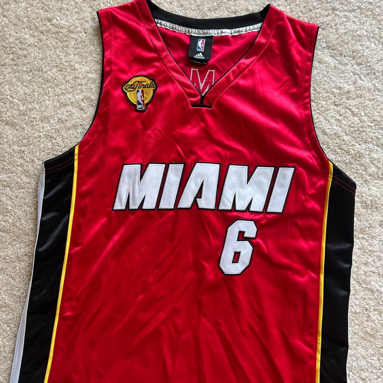Vintage NBA Adidas Retro Classic Jersey Miami Heat - Depop