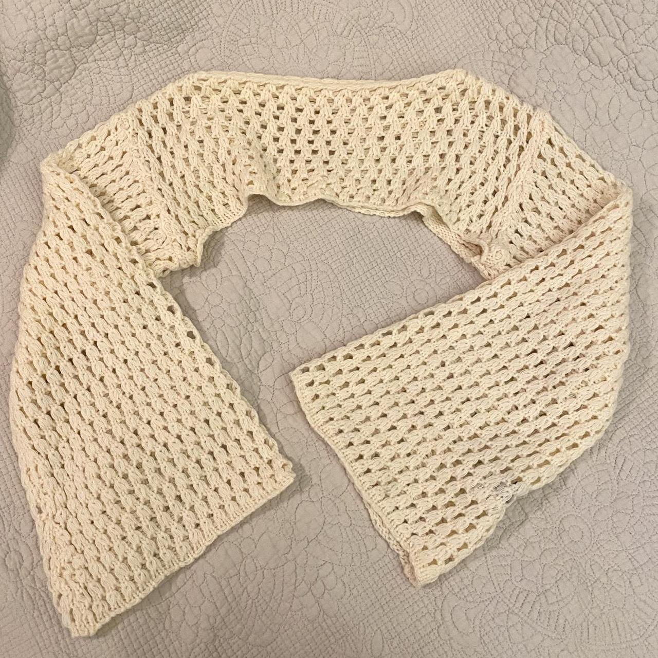 Zara Women's Cream and White Coverups Depop