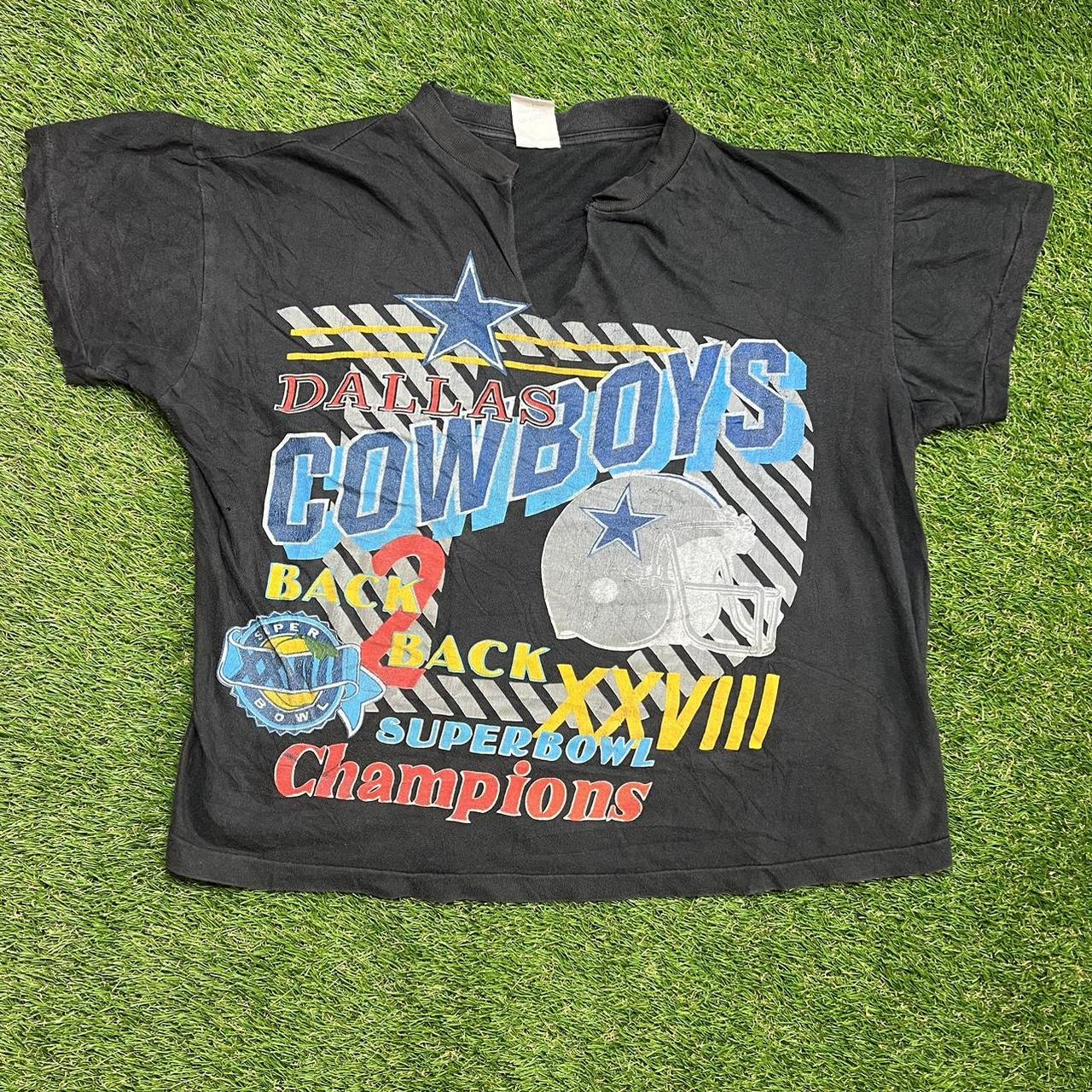 Vintage 1994 Dallas Cowboys NFL Super Bowl Champions Graphic T-Shirt