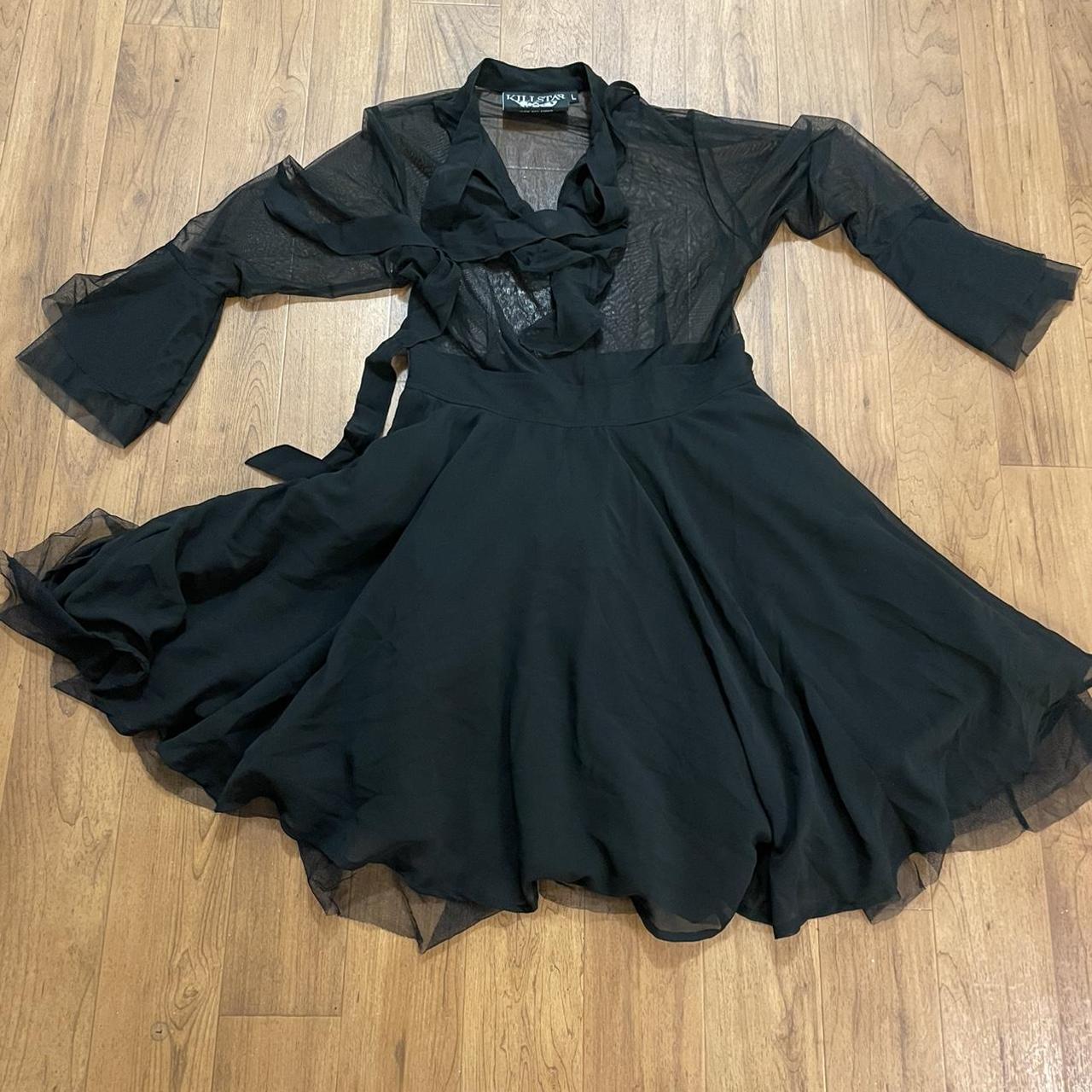 Killstar Women's Black Dress | Depop