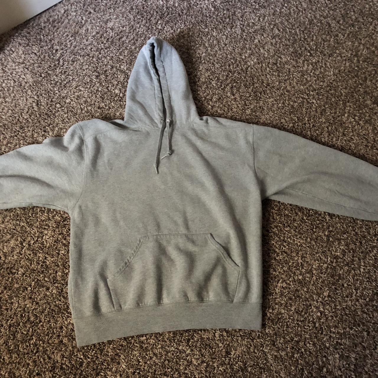 Russell Athletic Men's Grey Hoodie | Depop