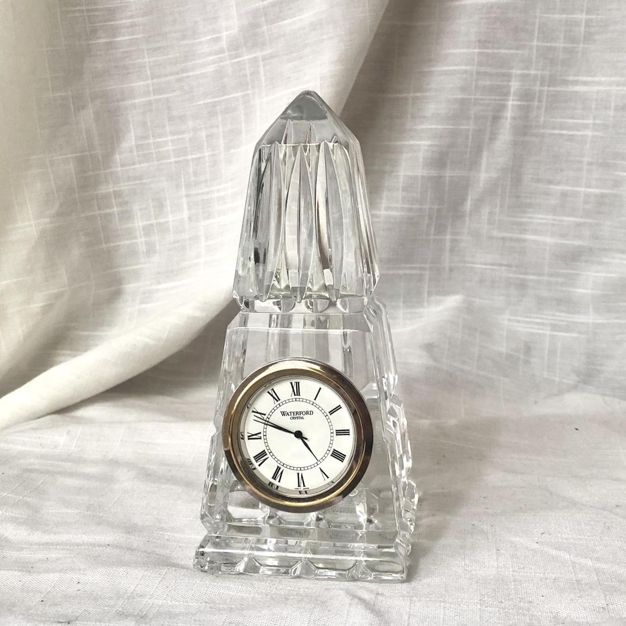 Timepieces By Waterford Crystal Mantle Clock French Movement Working. Acc  Incl – Dost TV