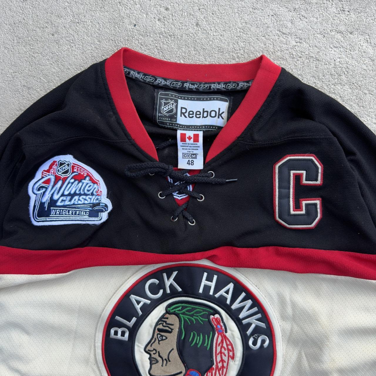 Chicago blackhawks jersey Winter classic throwback - Depop