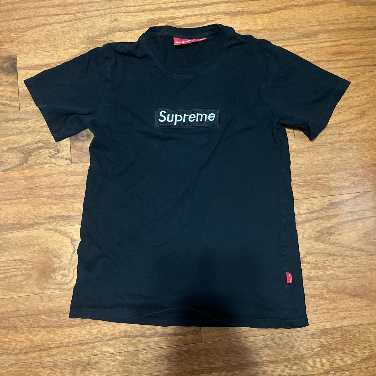 Supreme black box logo tee Size - M I thrifted this... - Depop