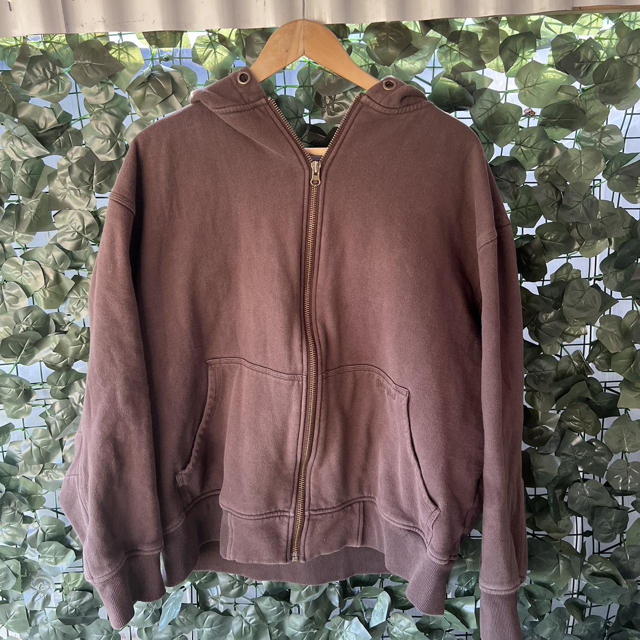 Men's Brown Hoodie Depop