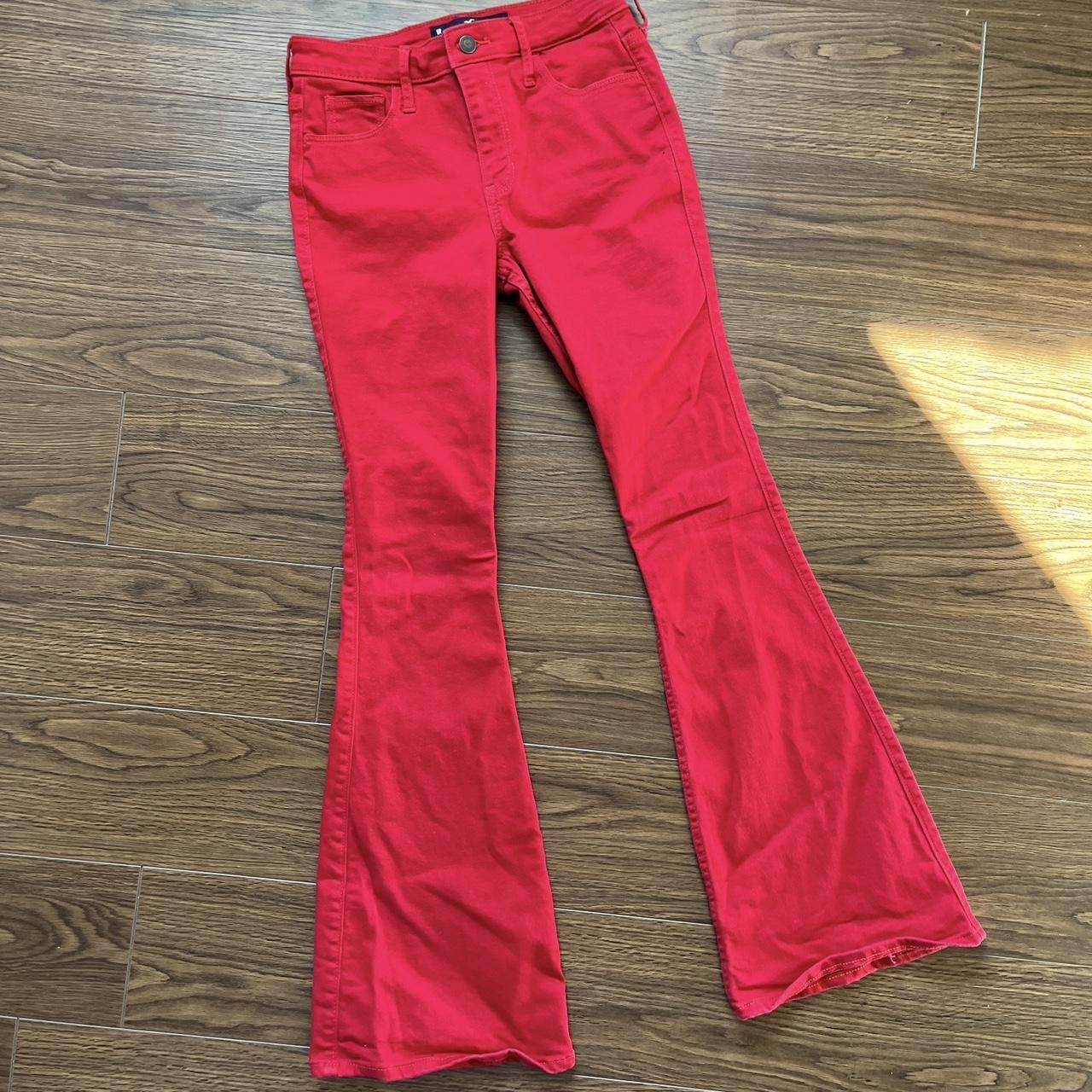 Hollister red sales jeans