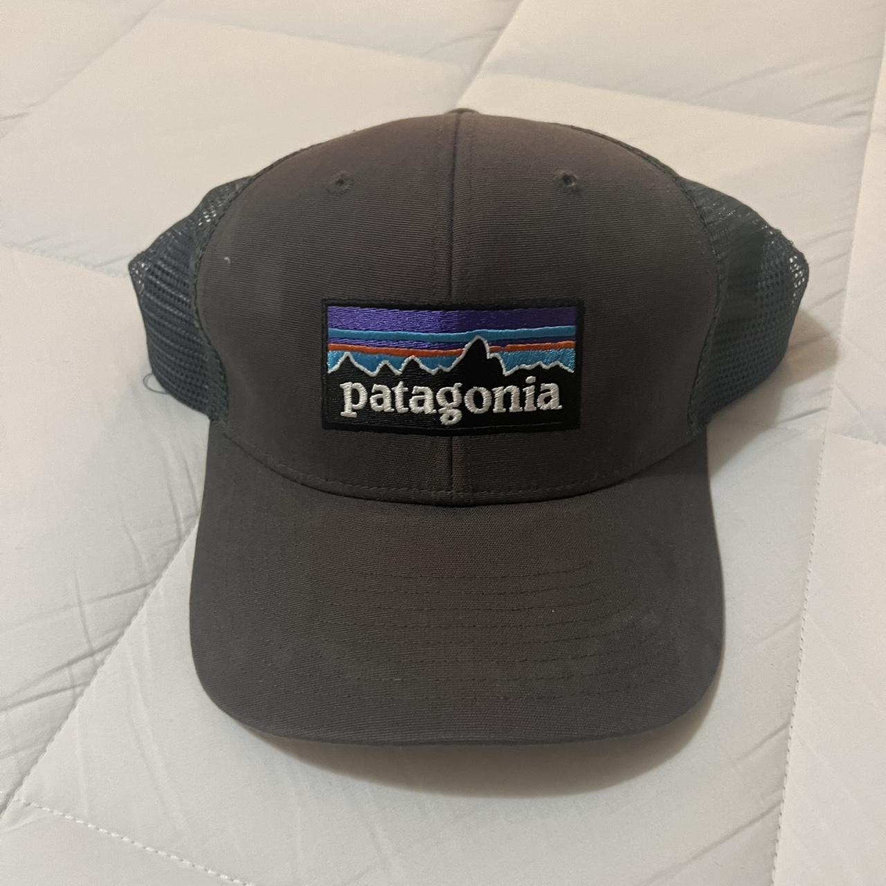Grey patagonia hat #patagonia - Depop