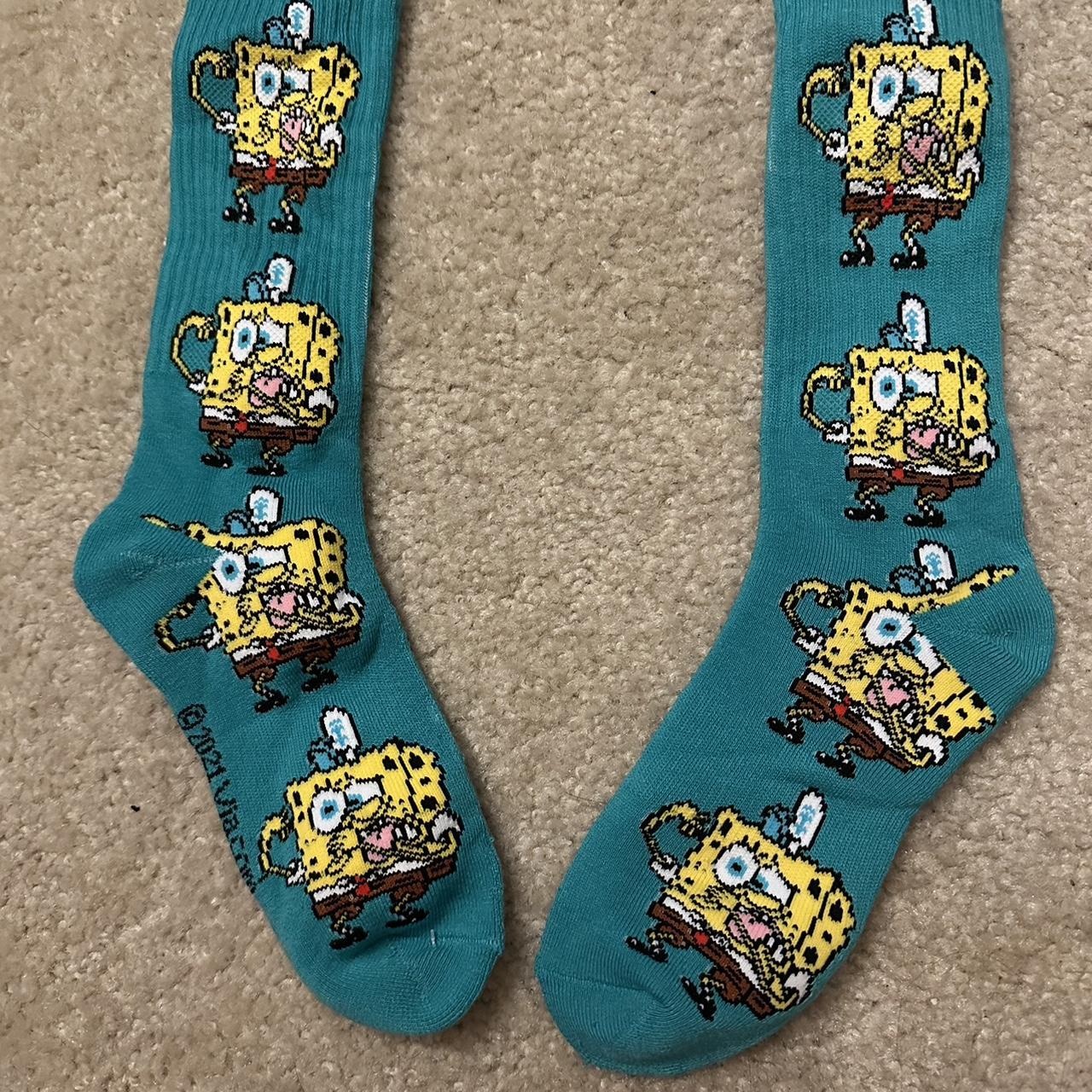 PacSun Men's Yellow and Green Socks