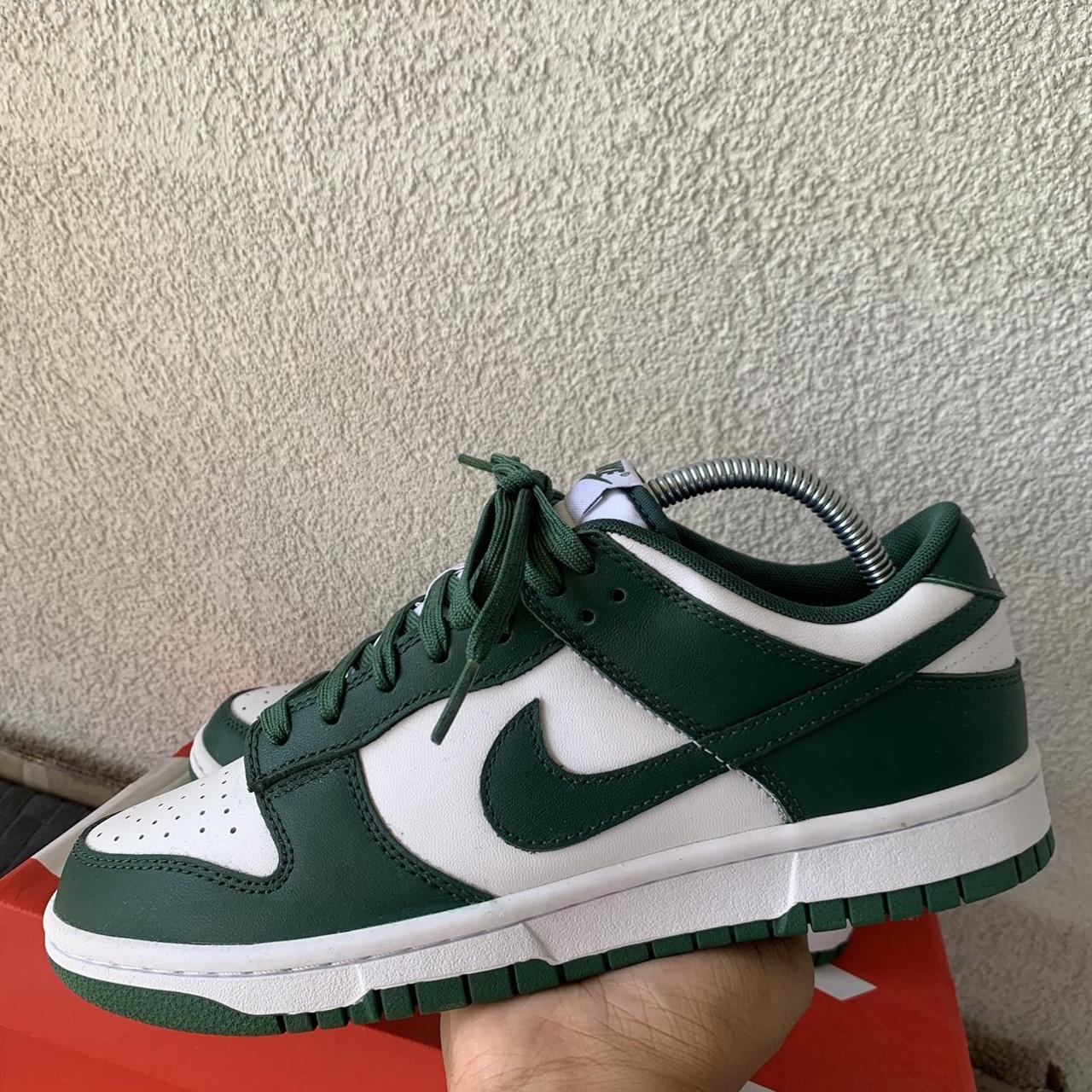 - Nike Dunk Low Michigan State 💚 - Worn a few times... - Depop