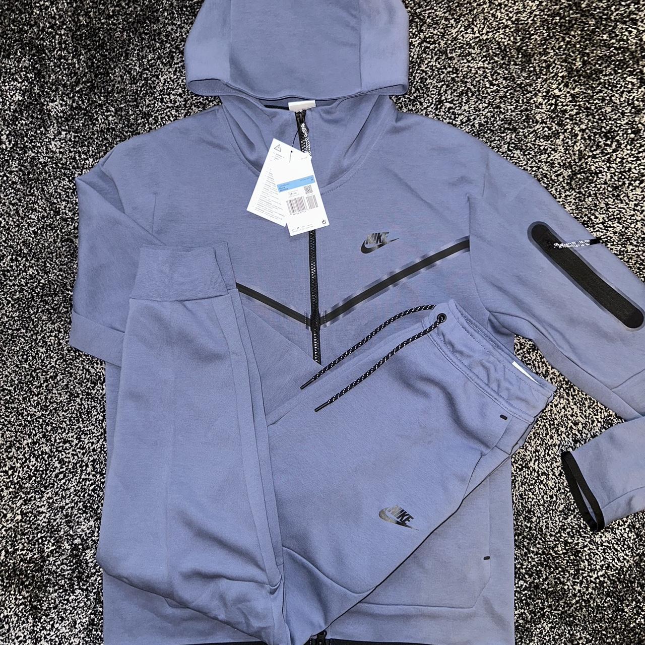 Nike tech fleece blue Sold out everywhere Depop