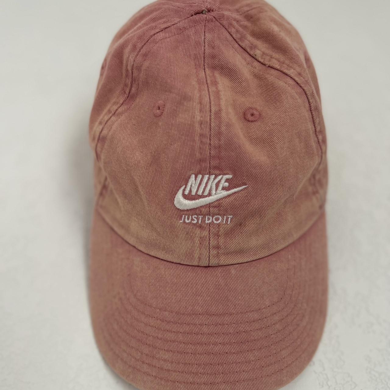 NIKE hat in Dusty Pink Rose Depop