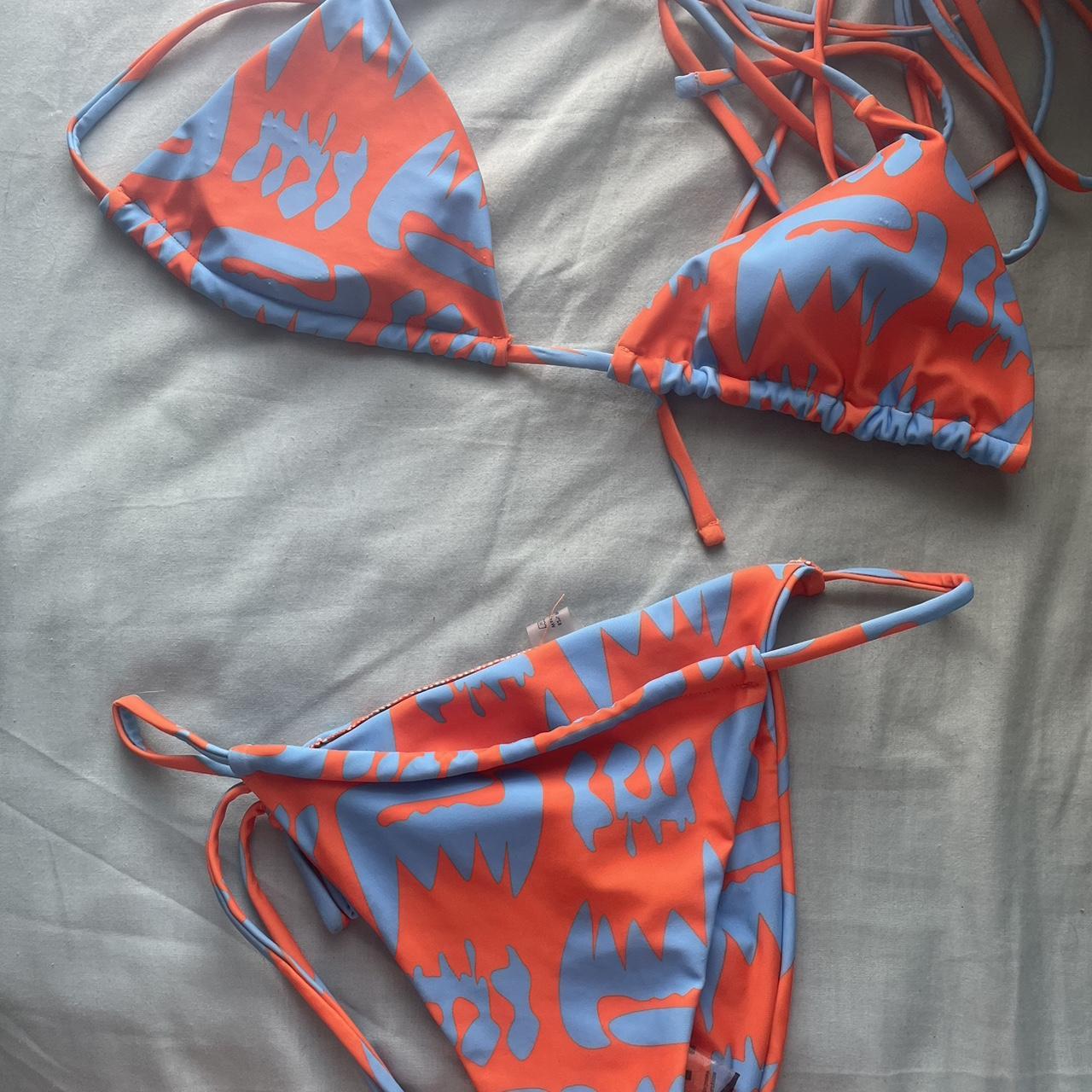 orange blue bikini shein x purchase multiple bikinis...