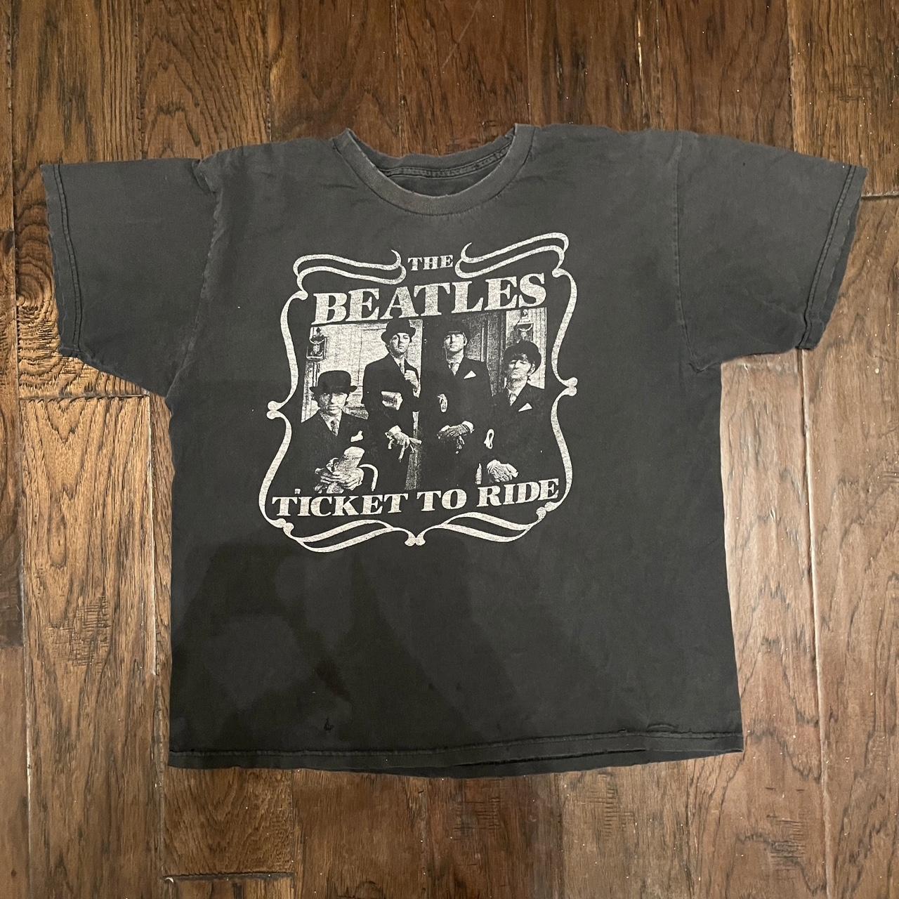 Distressed The Beatles Band 2008 Ticket To Ride... - Depop