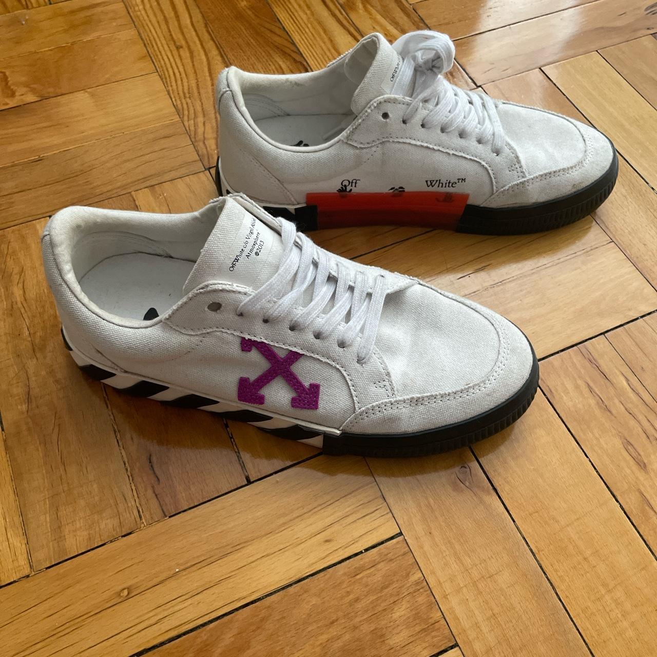 Off-White Women's White Trainers | Depop