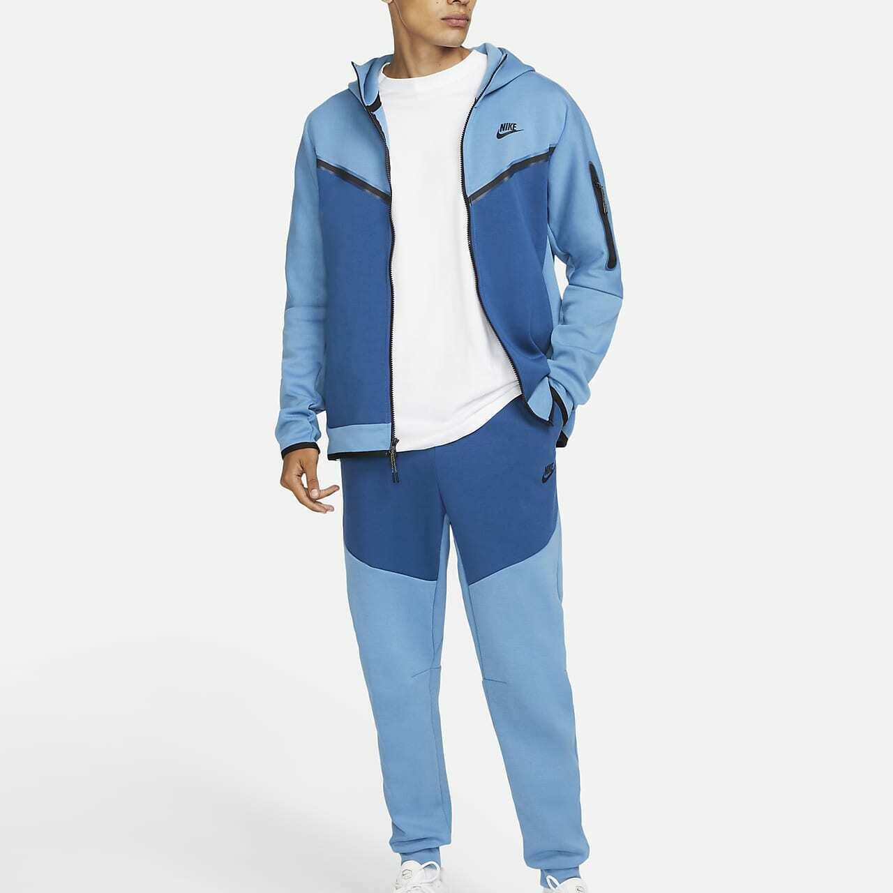 Nike tech fleece FULL SET - Dutch Blue 🥶 Size... - Depop