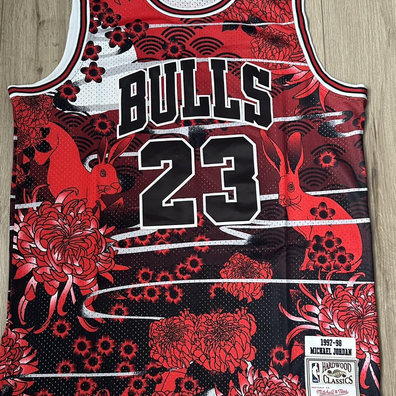 Vintage y2k Chicago Bulls Pinstripe Jersey Micheal - Depop