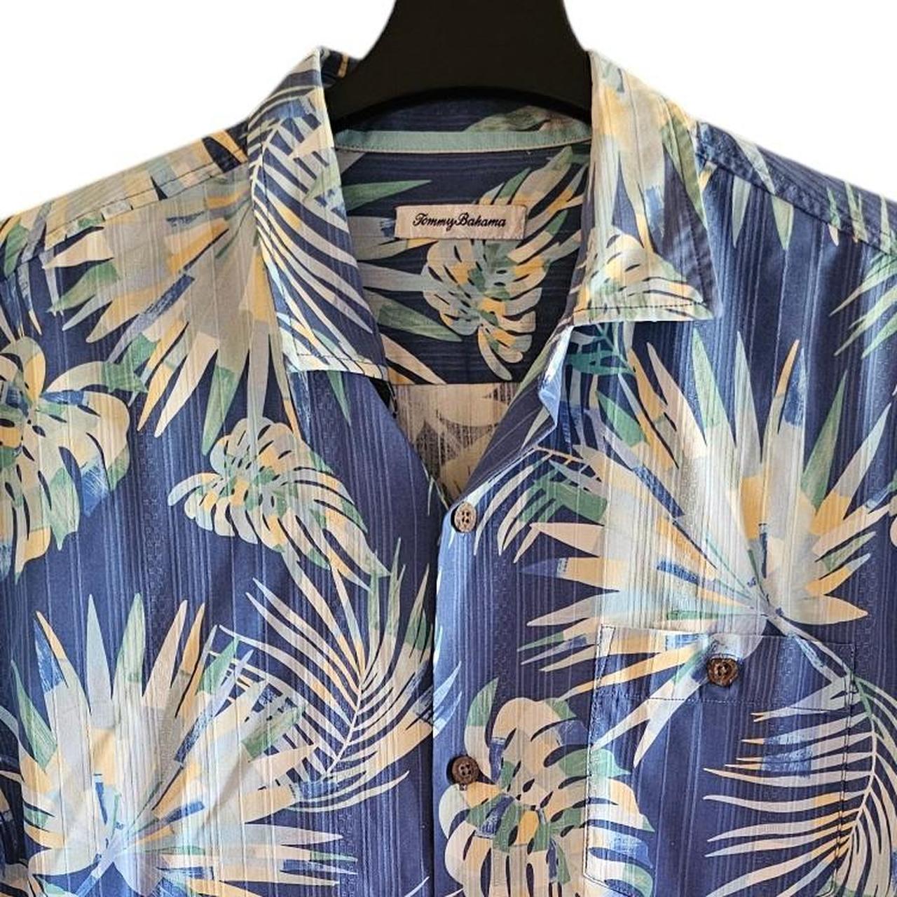 Tommy popular Bahama Silk Shirt Men's Large EUC