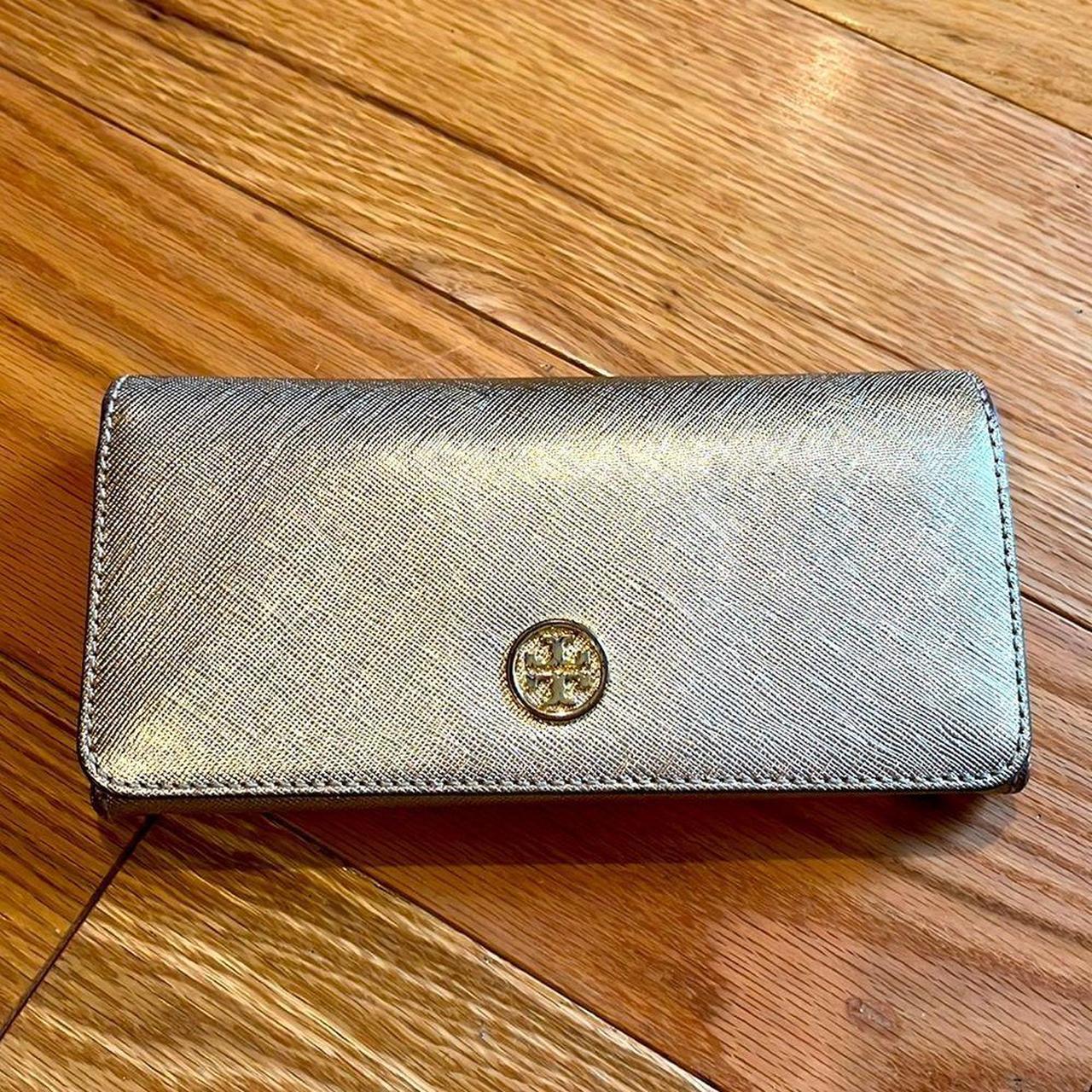 Tory burch shop gold wallet