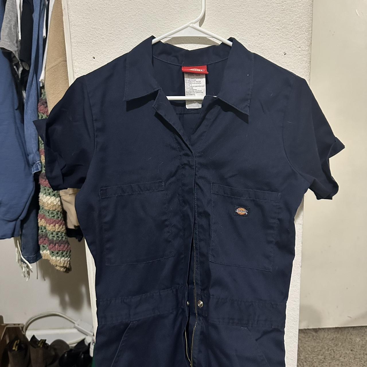 dickies navy coveralls absolutely adorable - Depop