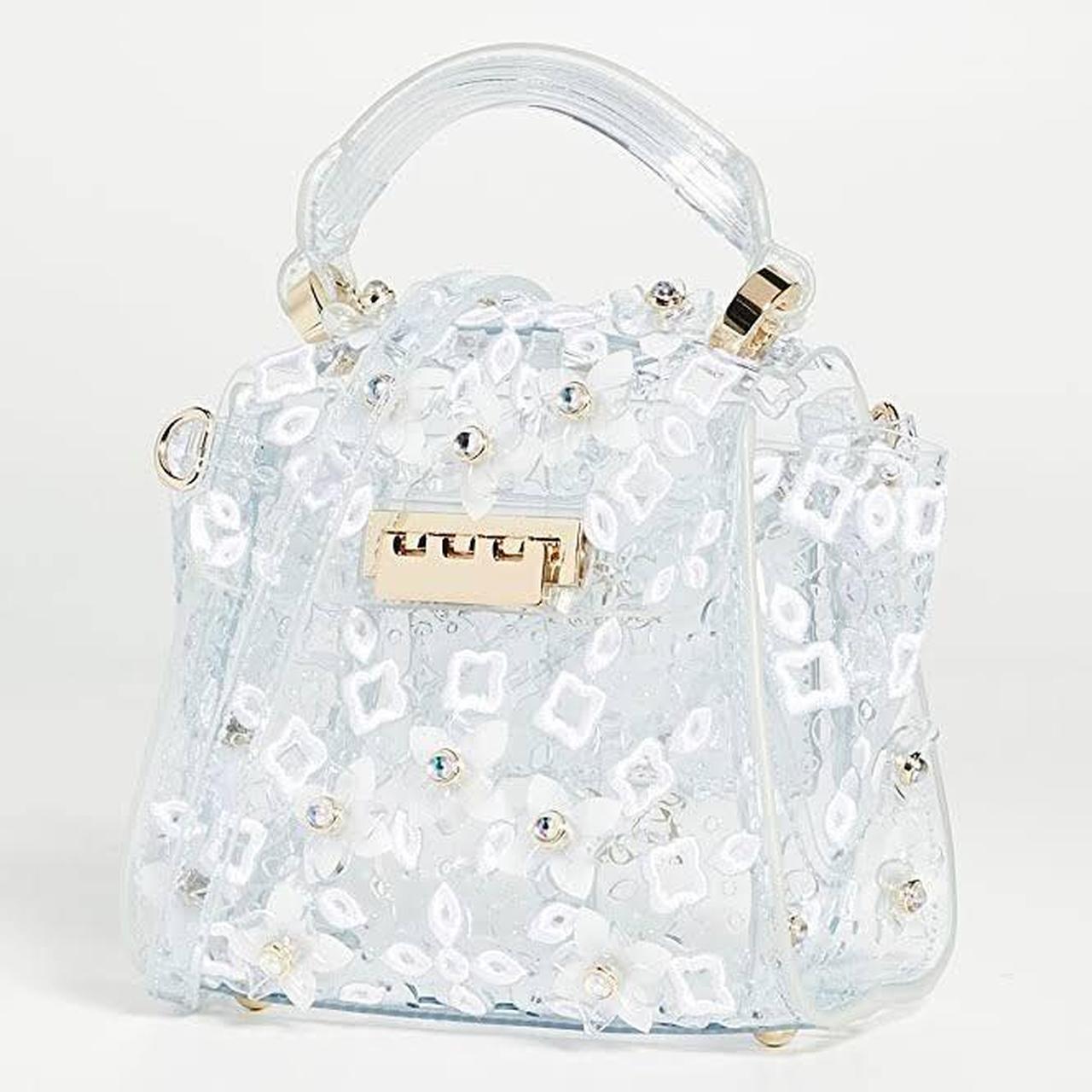Zac Posen crossbody bag (clear, transparent) with... Depop