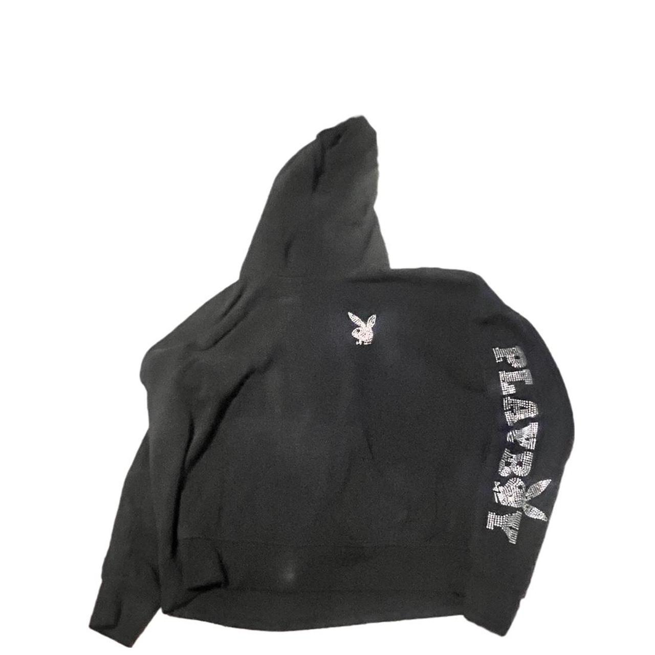 PLAYBOY HOODIE BEDAZZLED SIZE SMALL pacsun Depop