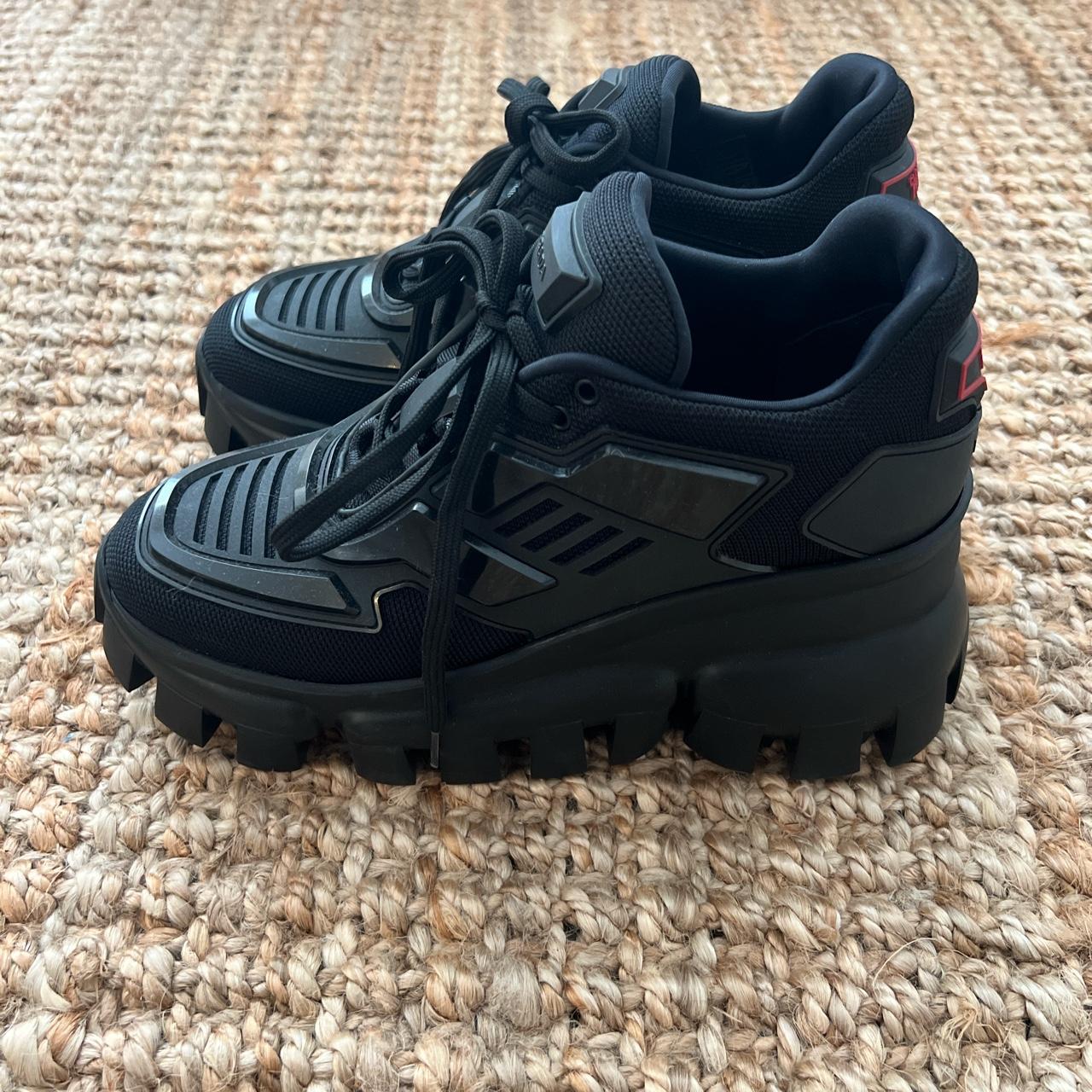 Thunder Sneakers Prada Trainers Womens Black Thunder Sneakers