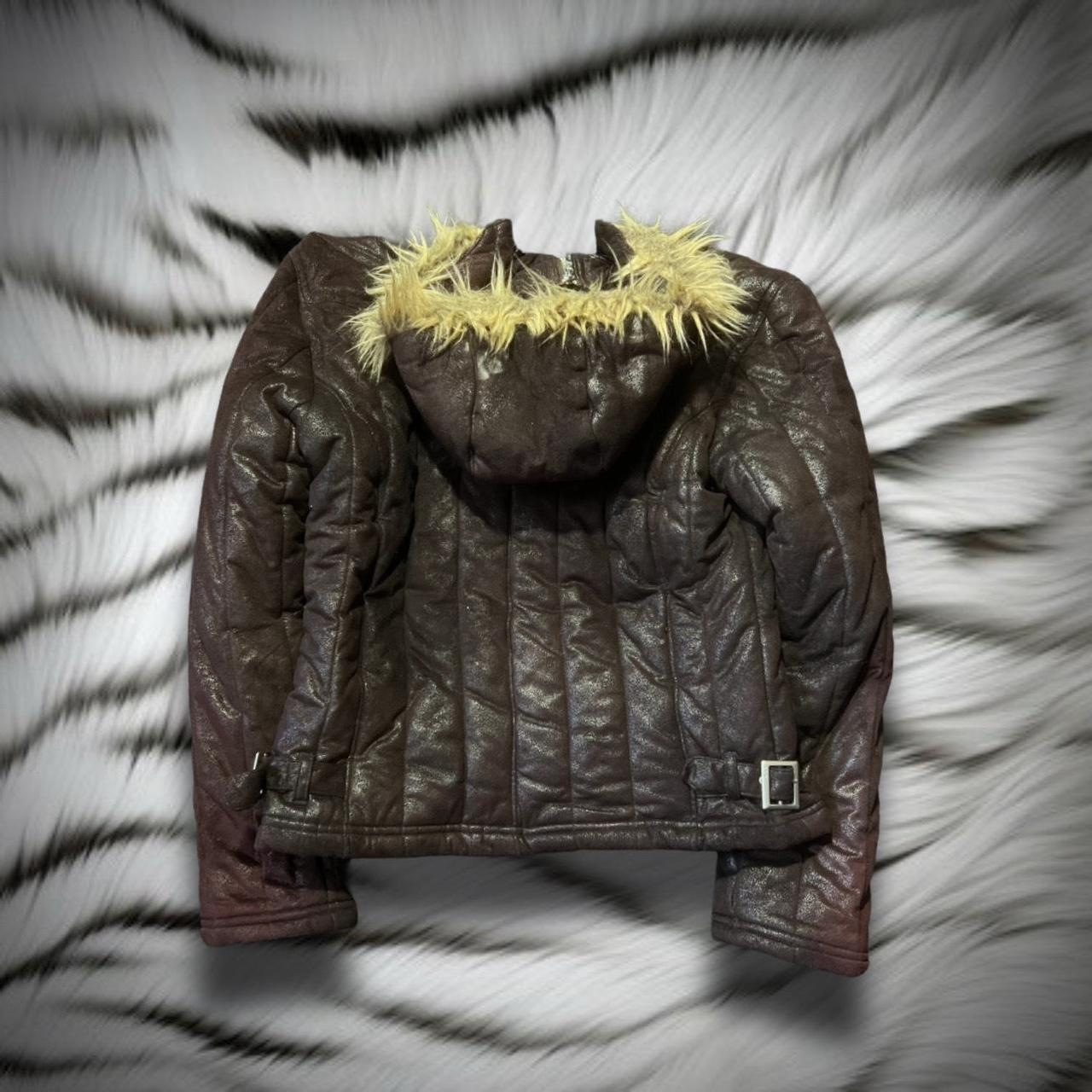 G.O.A. Leather Jacket with Detachable Hood and | Depop