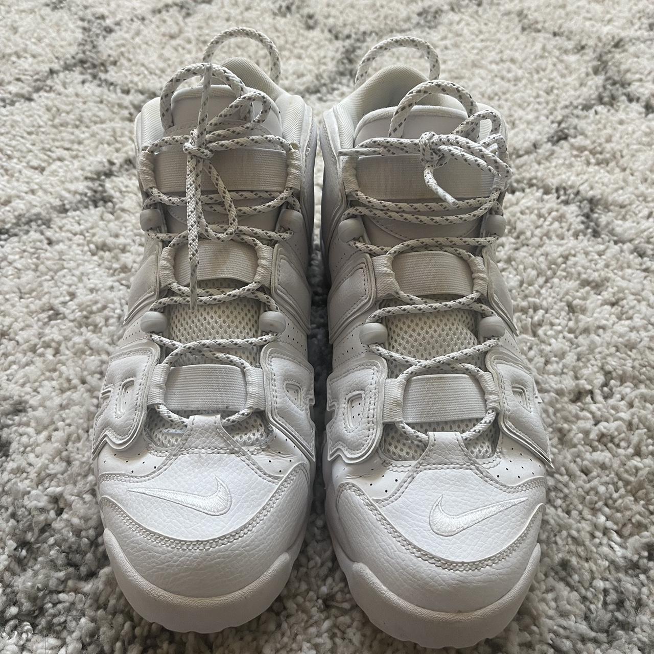 Nike Air Uptempo Triple White Feel free to negotiate... - Depop