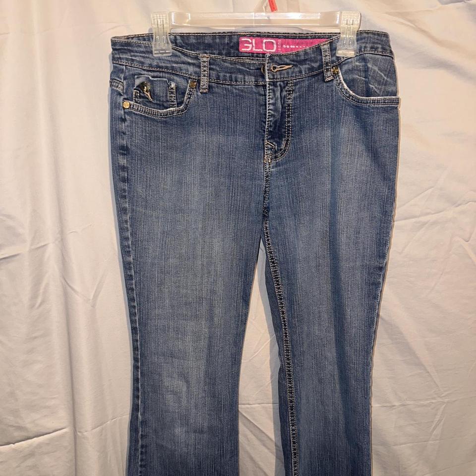 Vintage Glo jeans low rise flare pants Black - Depop