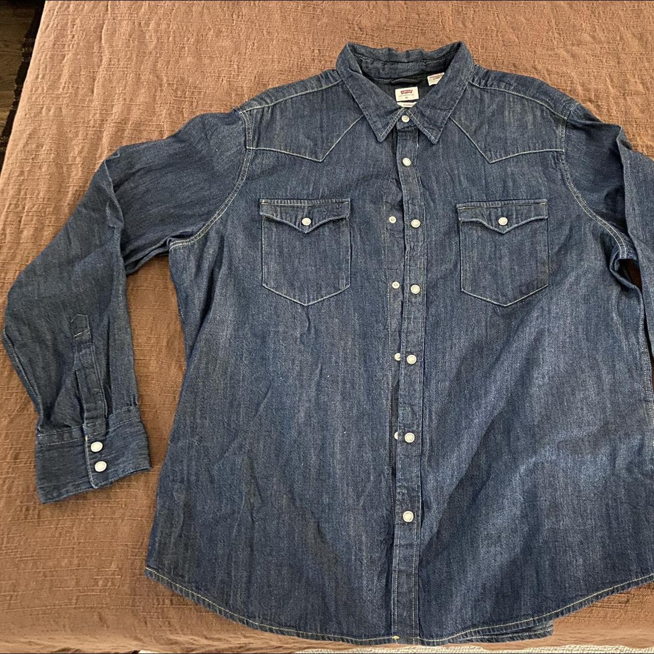 Classic Levis Western Shirt XL I ripped off the tag... - Depop