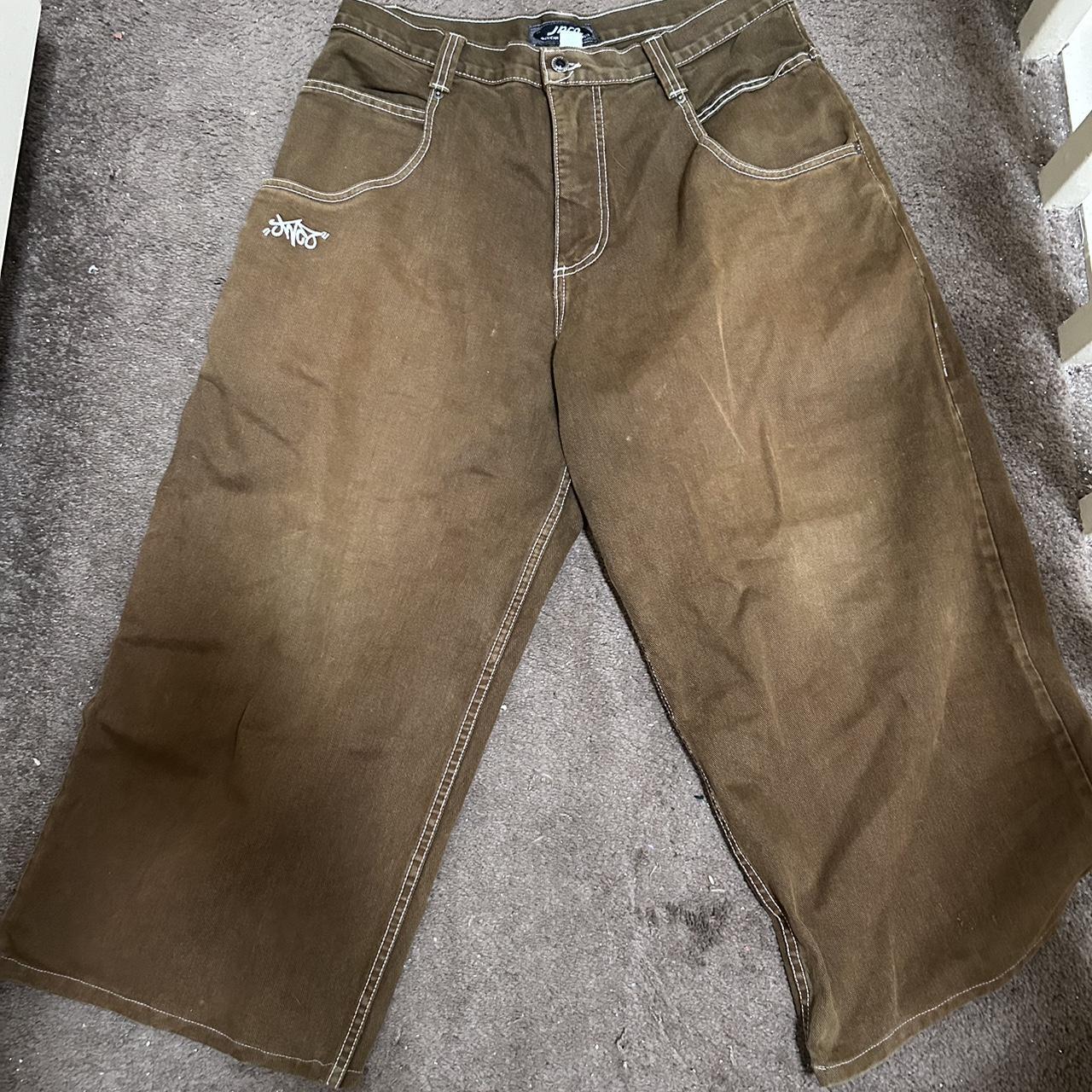 【NOKCHA】vintage like cocoon jeans/brown Vintage jncos in a rare washed brown color waist 36 | Depop