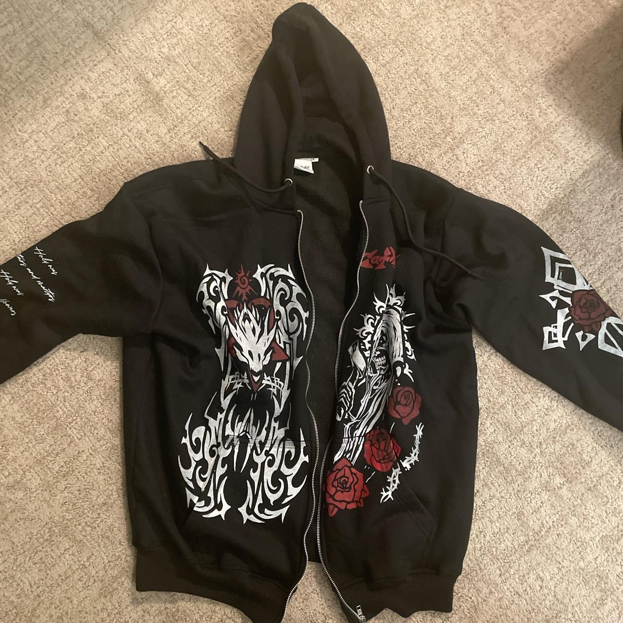 Catharsis brand hoodie. Tried it on once and never... - Depop