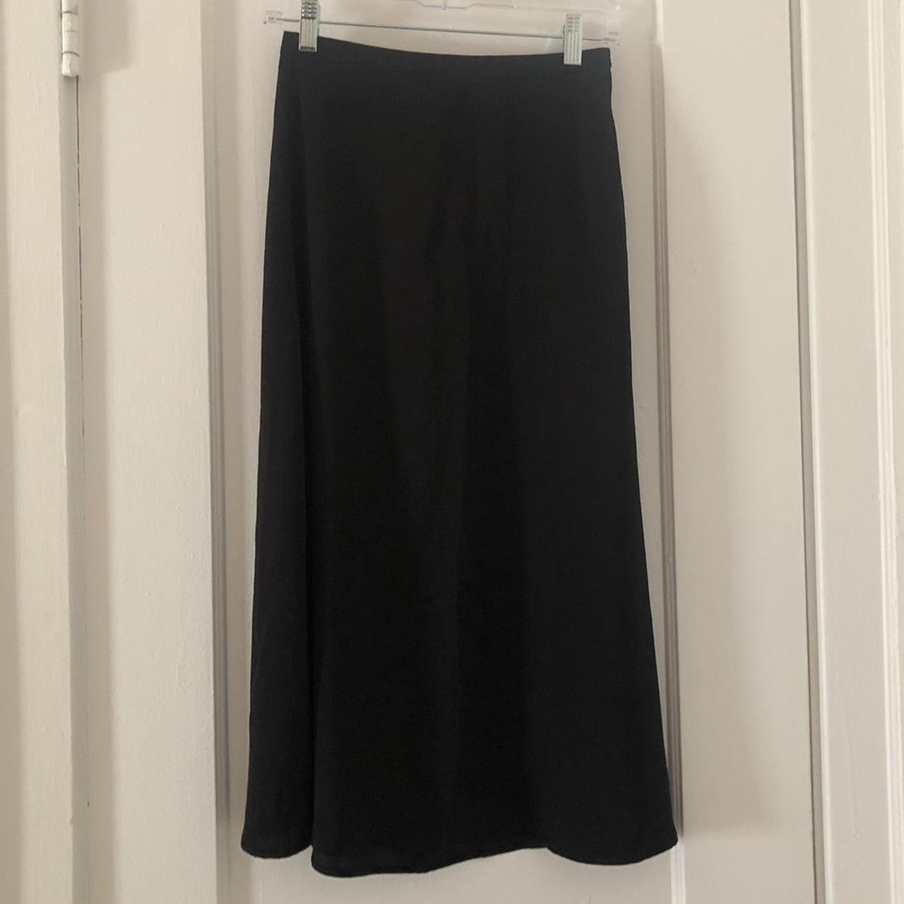 Mango Women's Black Skirt | Depop