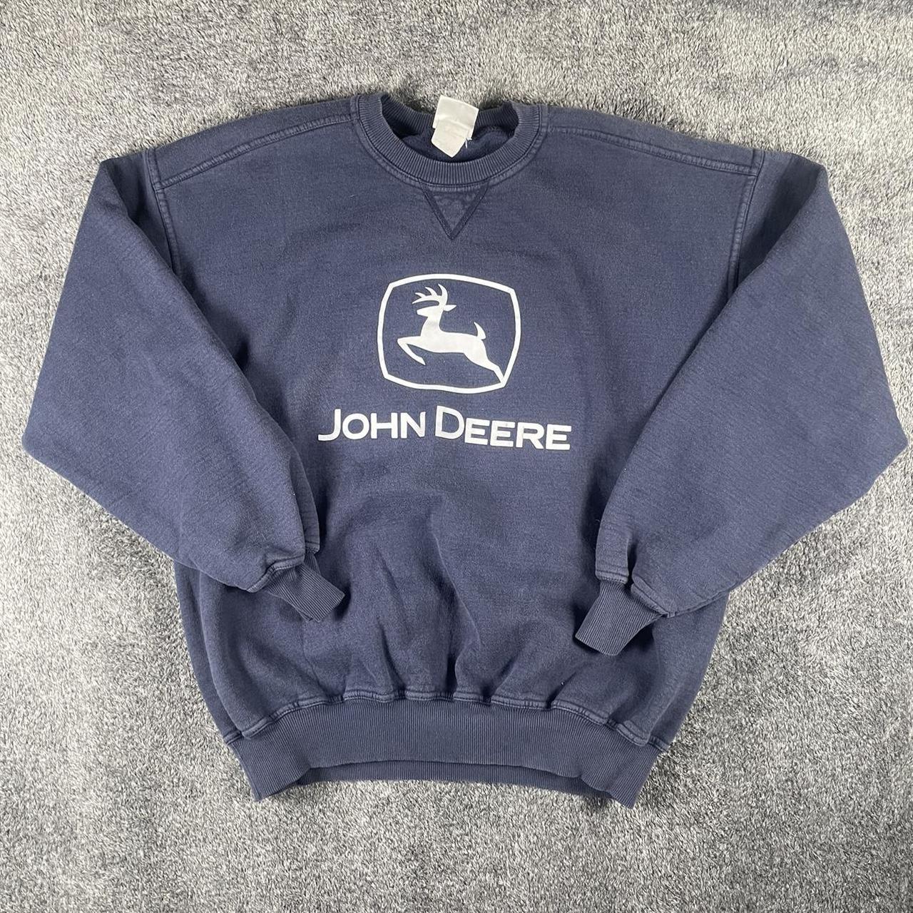 John deere crewneck sweatshirt hotsell