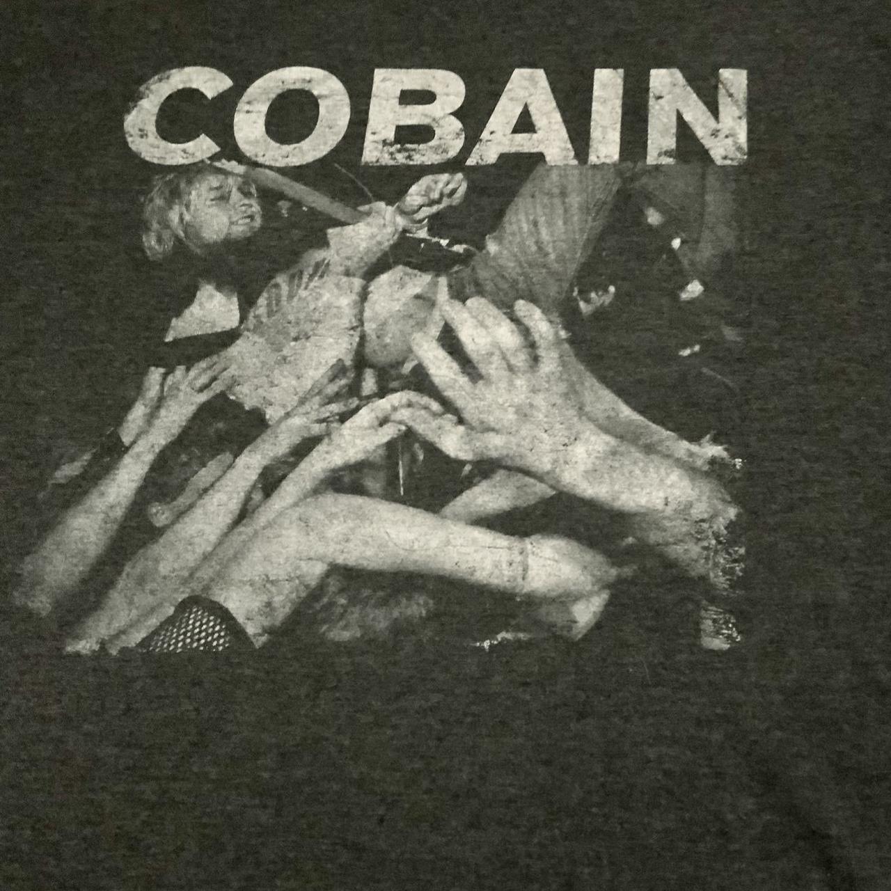 Vintage Nirvana!!!!! Kurt Cobain (rip) cropped... - Depop