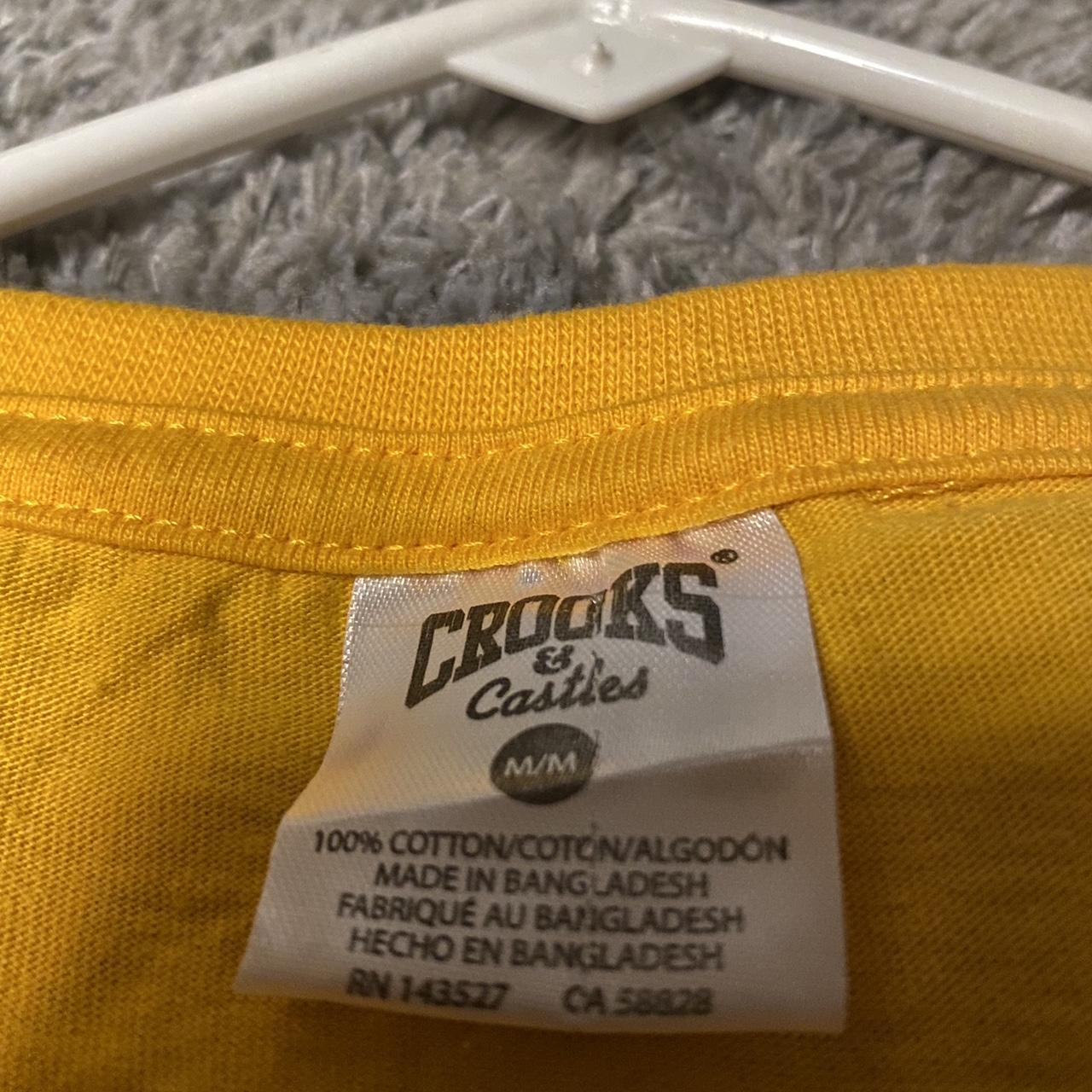 M Crooks Clo. r shirt Yellow. - Depop