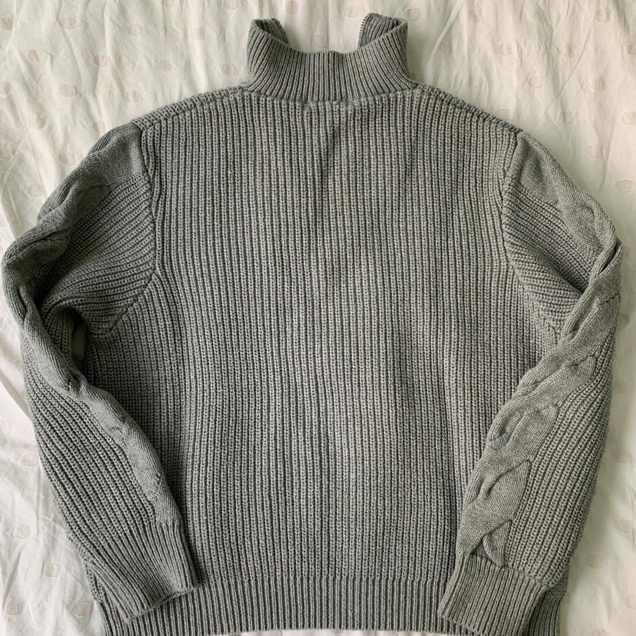 RB Sellars Cable Knit Quarter Zip Jumper Kids size... - Depop