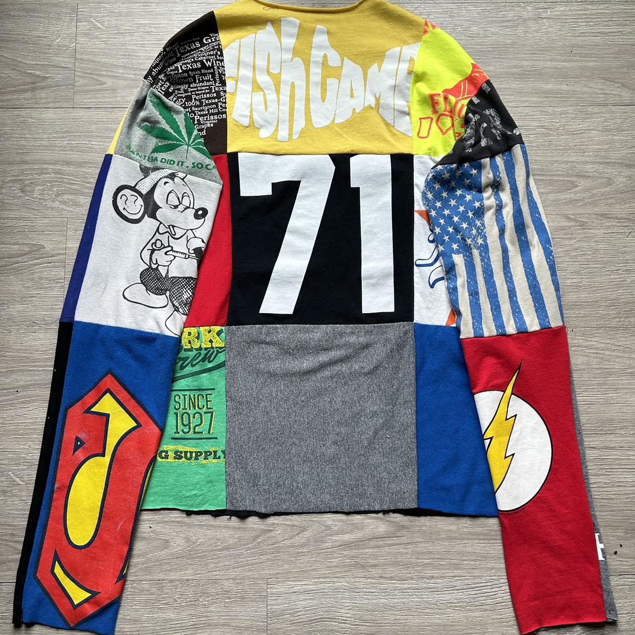 【完売品】soerte PATCHWORK LONG SLEEVE-T NUMBER (N)INE SS 2002 LONG-SLEEVE PATCHWORK T SHIRT