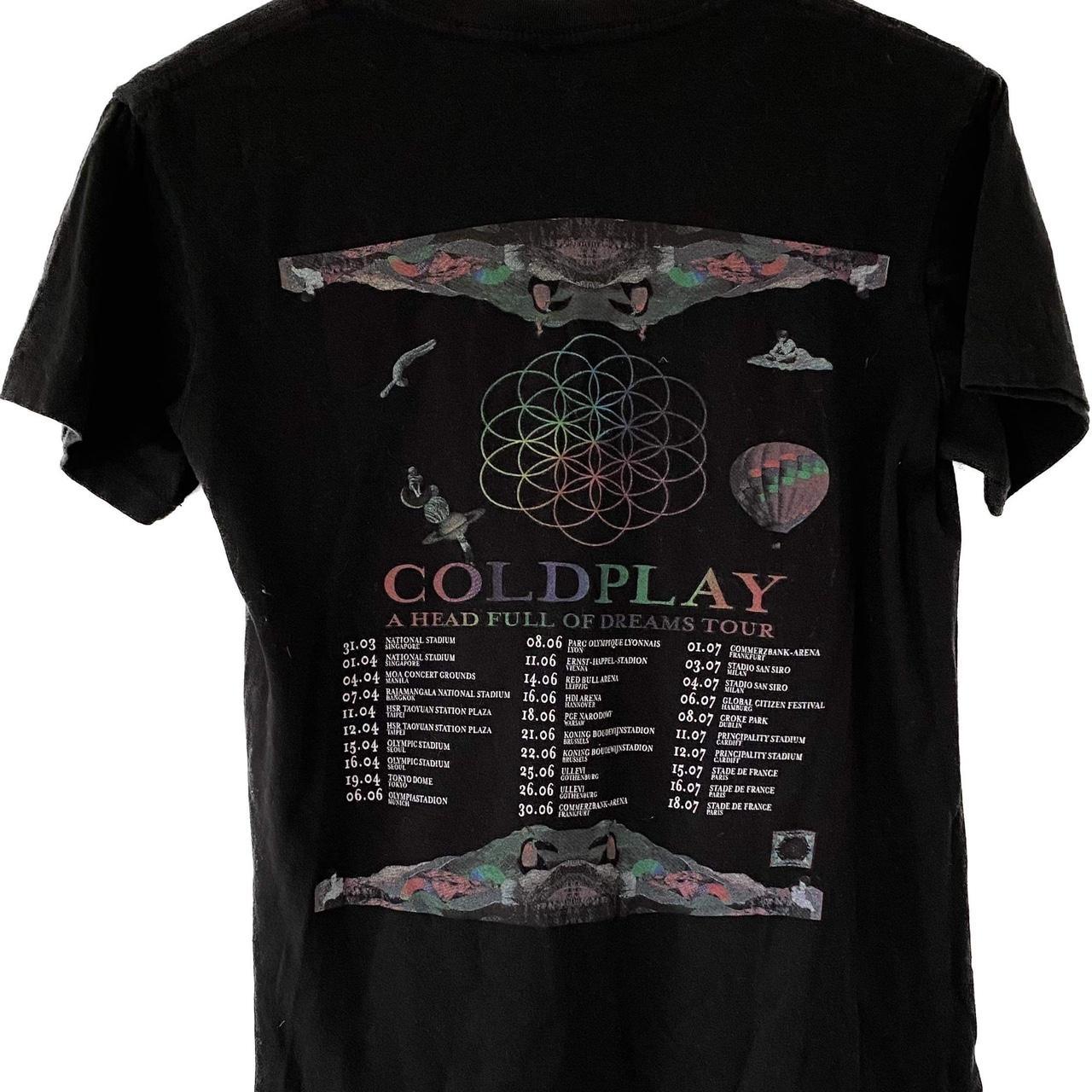 Coldplay 'A head full of dreams' 2016 Tour shirt - Depop