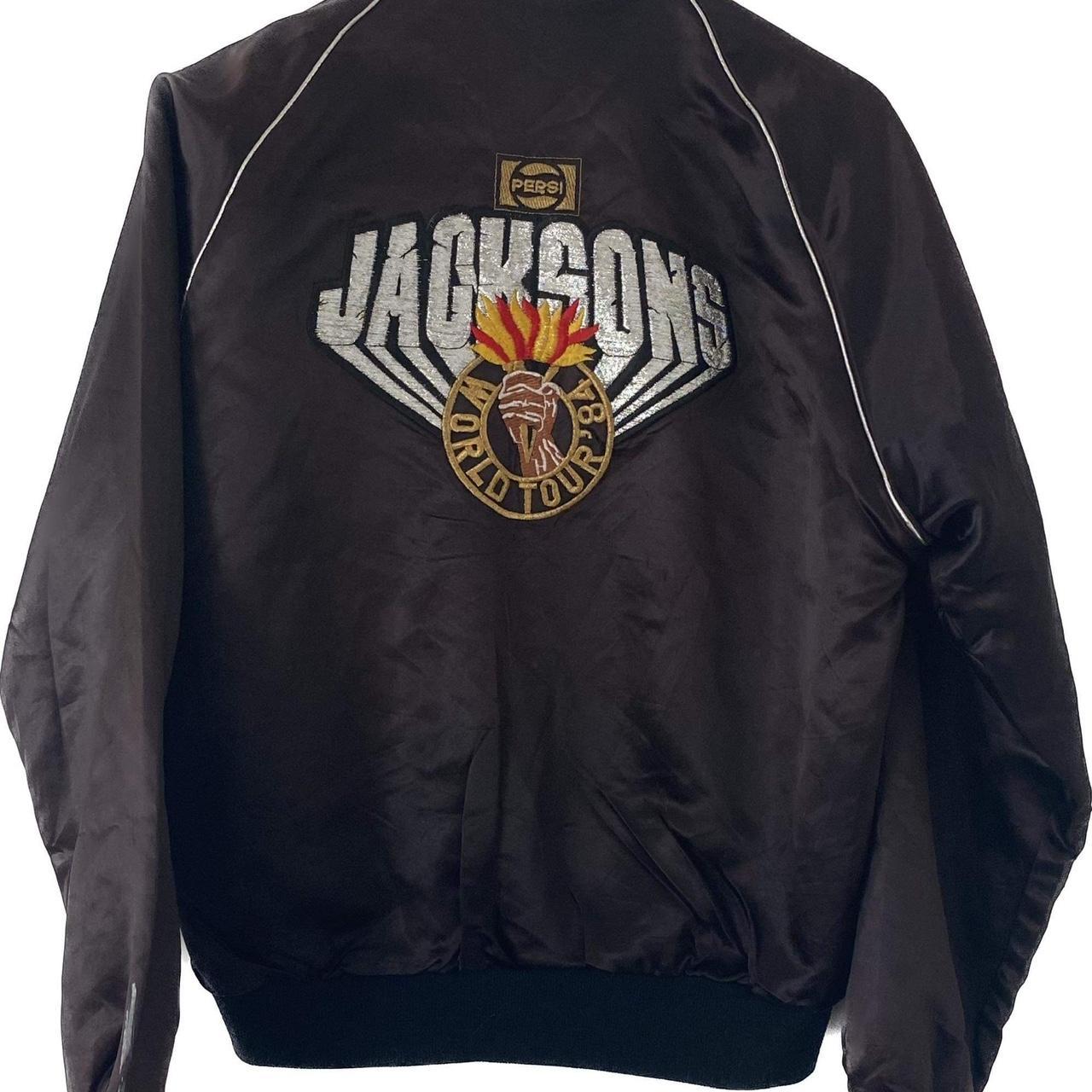 Very rare JACKSON 5 world tour 1984 bomber jacket... - Depop