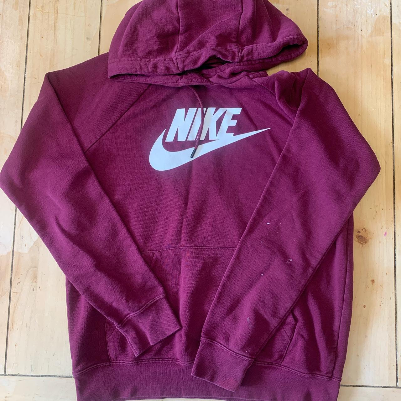 Men’s Nike hoodie Visible paint dots on sleeve... - Depop