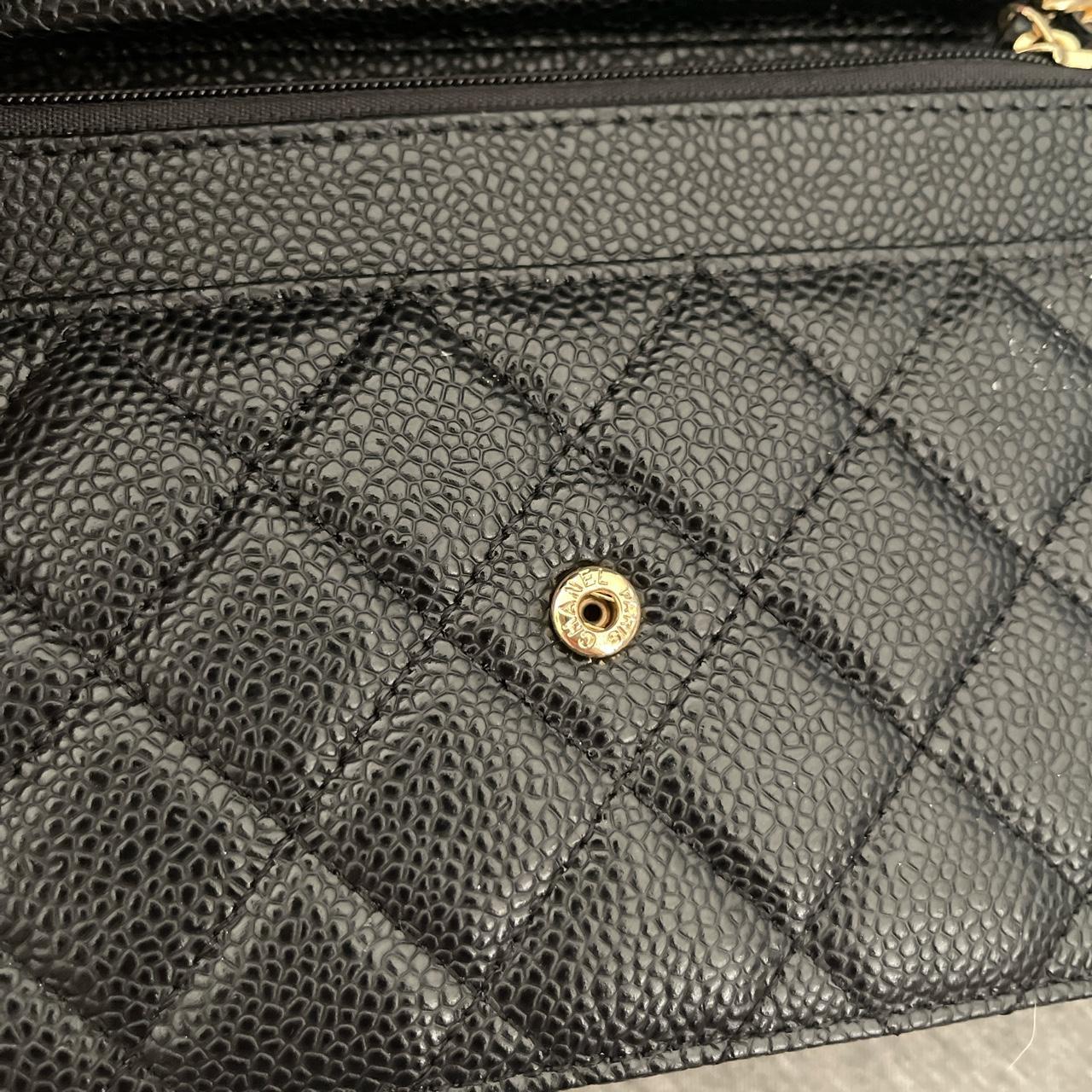 Chanel Women's Black And Gold Bag 