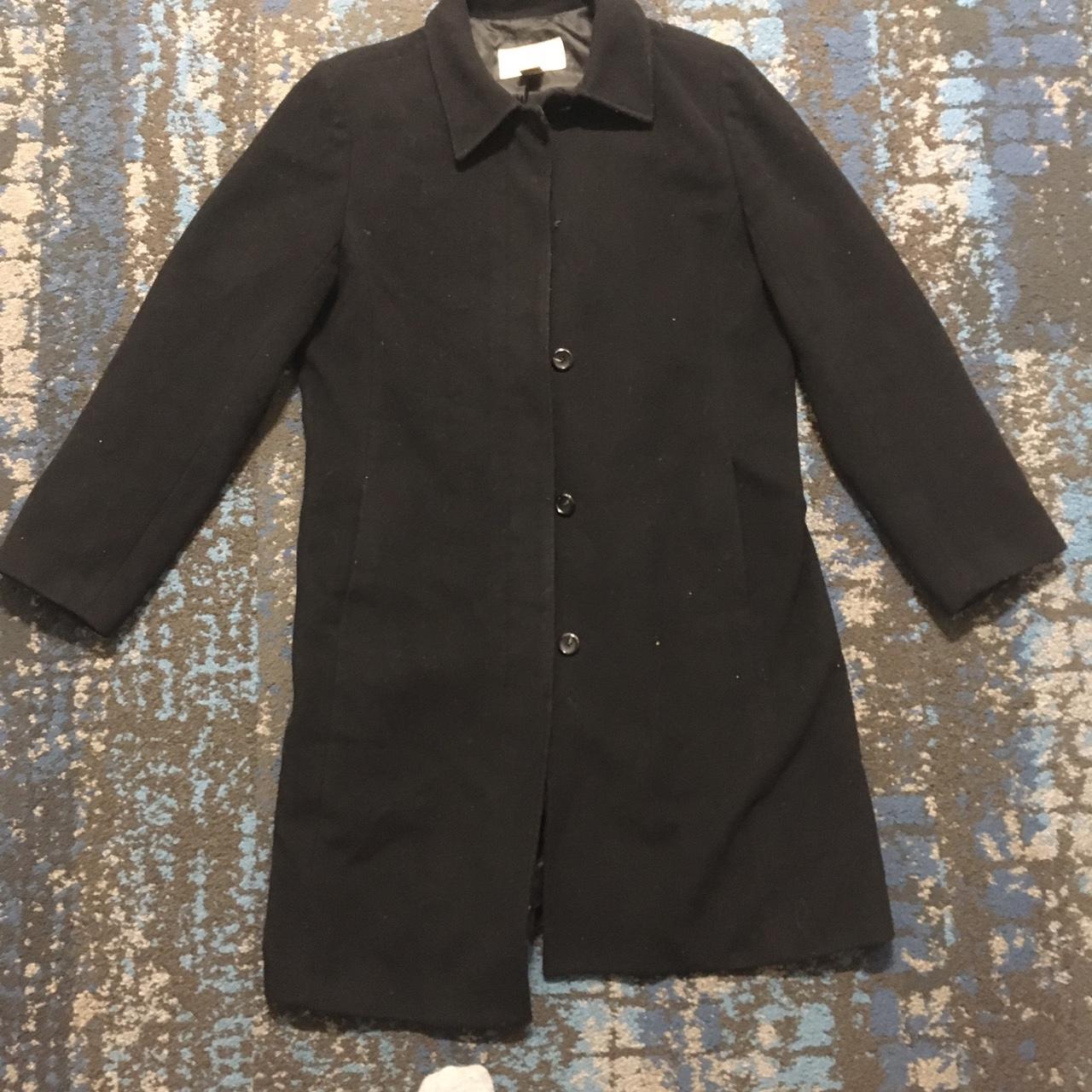 Eddie Bauer Men's Black Coat | Depop