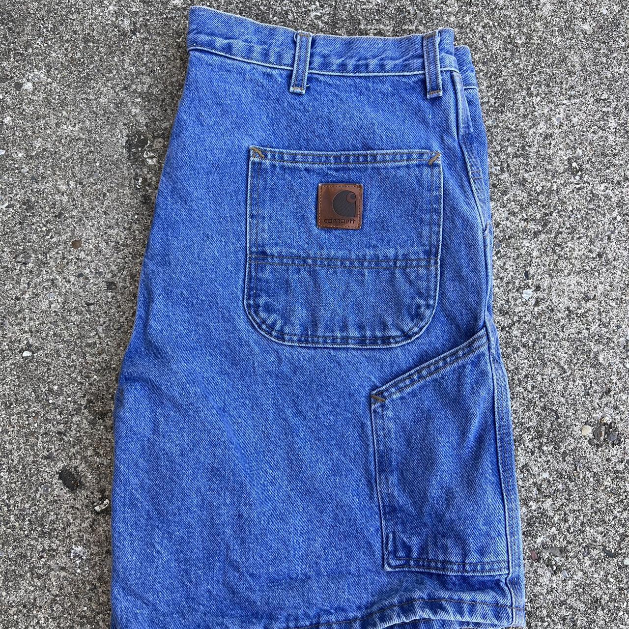 Carhartt jorts pretty much brand new #carhartt... - Depop