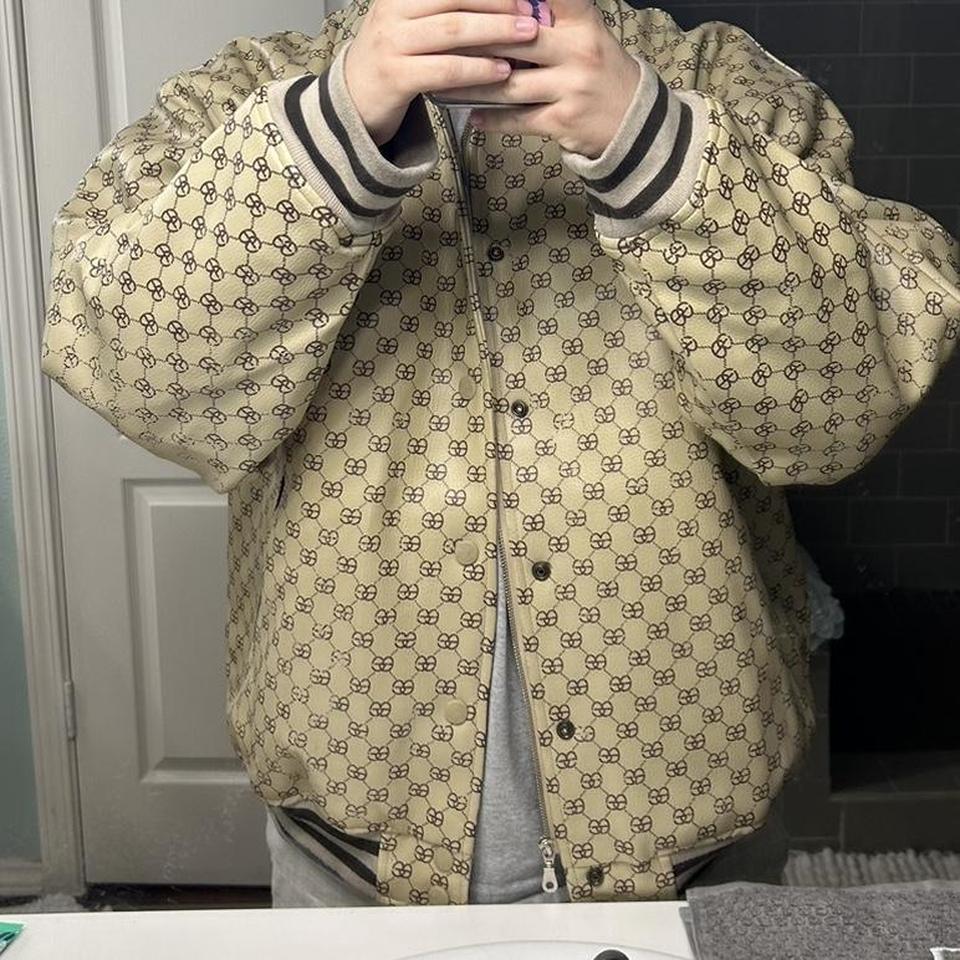 Vintage Gucci Monogram Bomber Jacket 