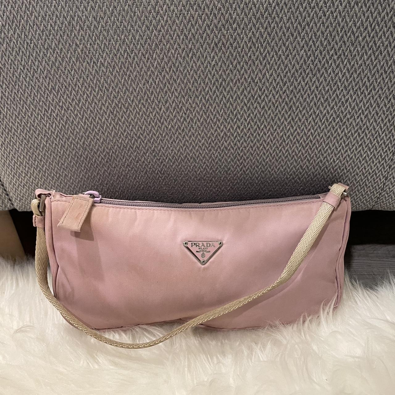 Pink prada baguette discount bag