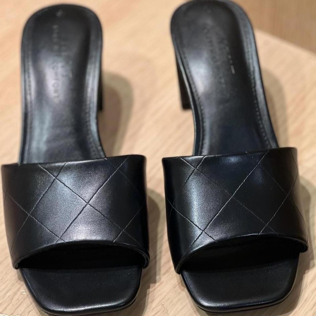 Next Women's Black Sandals Depop