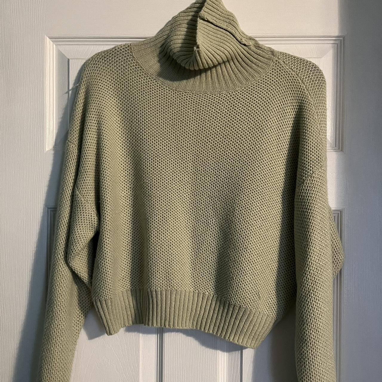 SHEIN sage green sweater! Very cute and flattering.... - Depop