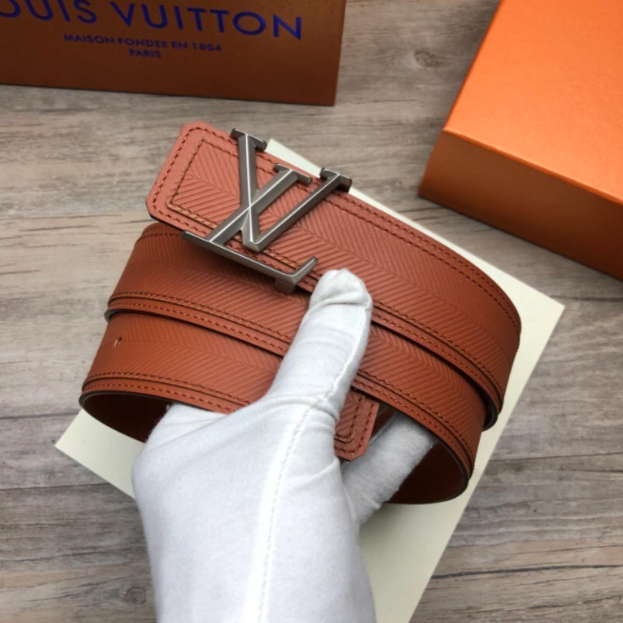 mens louis vuitton belt brown