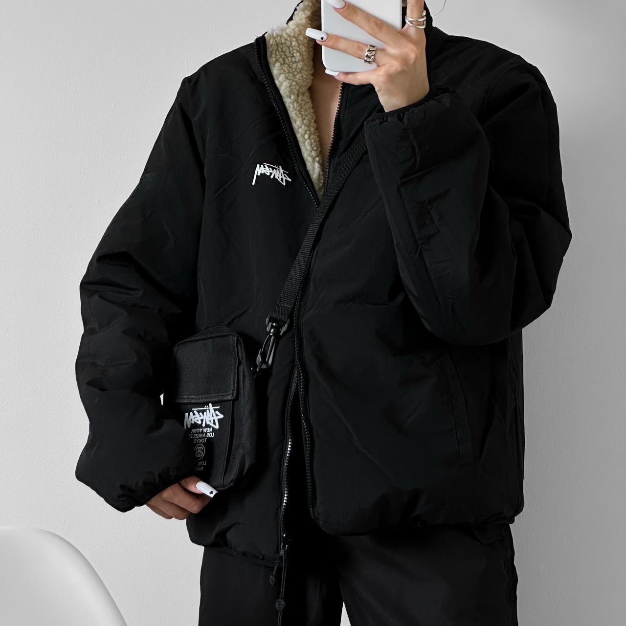 Stussy dana sherpa snap on sale jacket